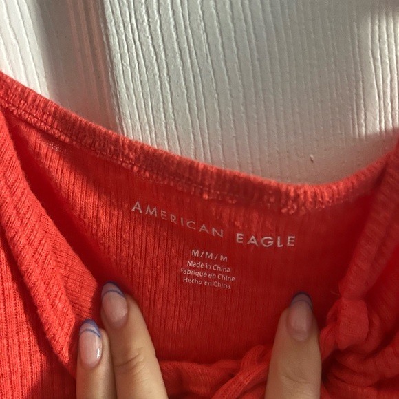 Red American Eagle top - Picture 3 of 3